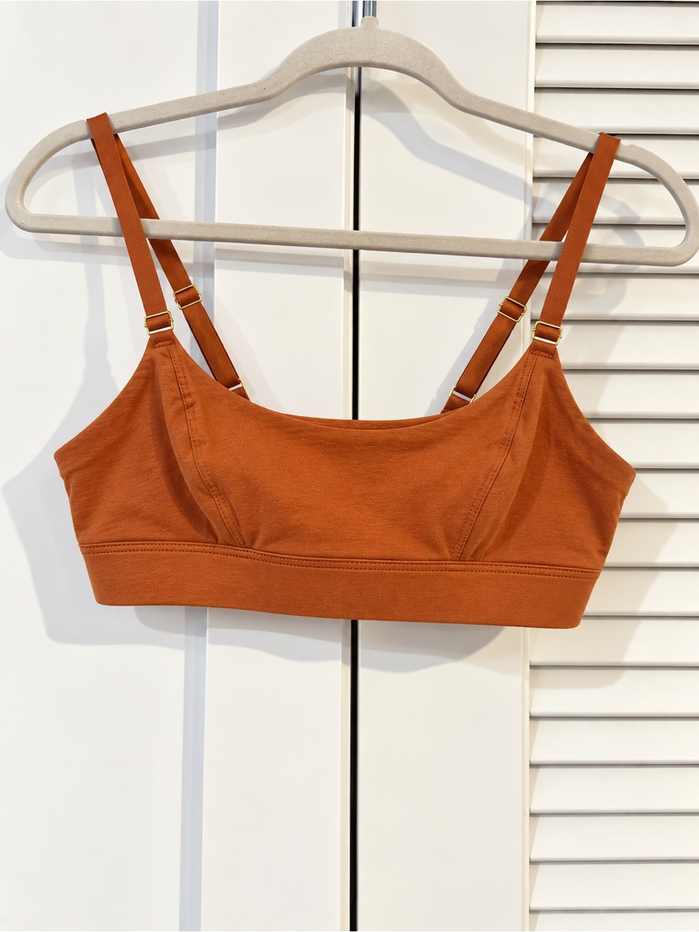 Everyday Adjustable Bralette in Rust